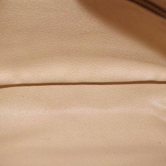 CELINE Macadam Canvas Clutch Bag PVC Brown - Picture 9 of 16